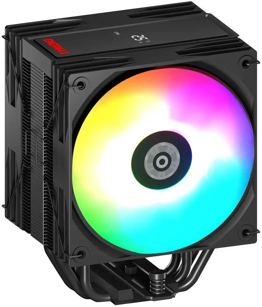 Enermax ETS-T41D-ARGB Kompiuterio aušinimo sistema Procesorius Orinis aušintuvas 12 cm Juoda