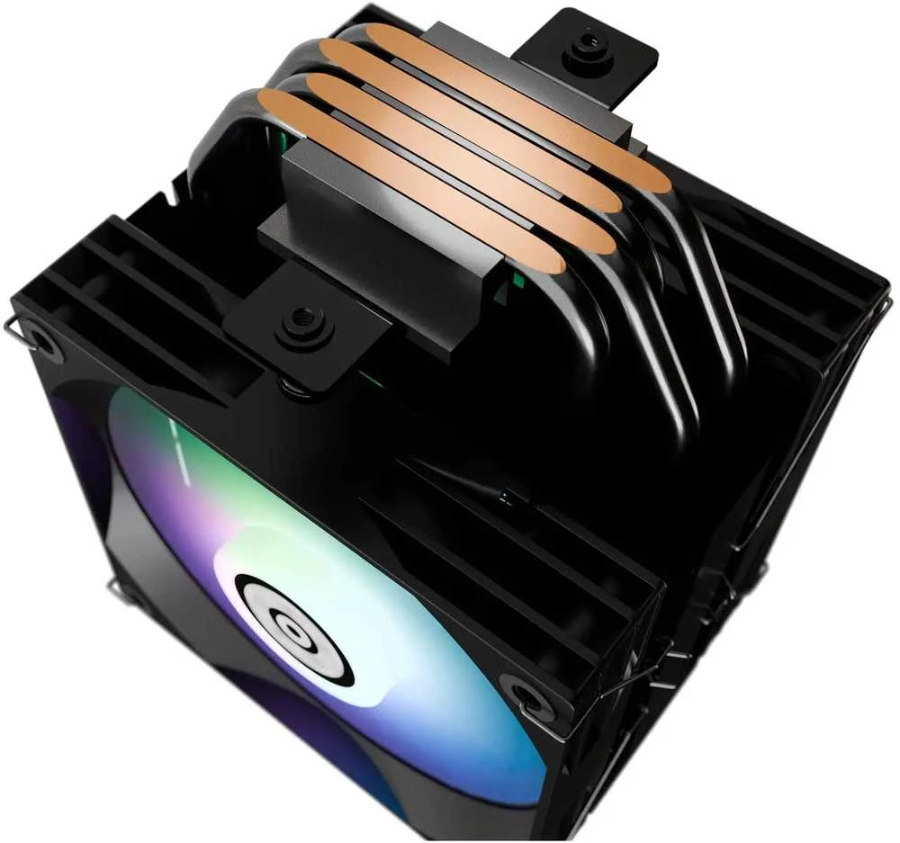 Enermax ETS-T41D-ARGB Kompiuterio aušinimo sistema Procesorius Orinis aušintuvas 12 cm Juoda
