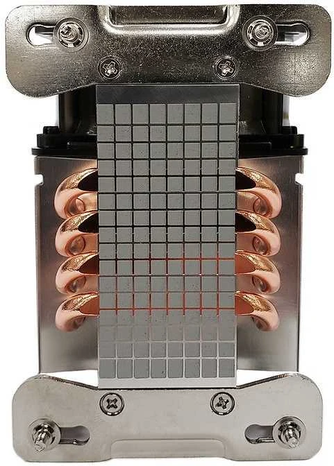 Inter Tech Dynatron A35 kompiuterių aušinimo sistema Procesorius Oro aušintuvas 8 cm Aliuminis, Juodas 1 vnt.