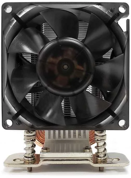 Inter Tech Dynatron A35 kompiuterių aušinimo sistema Procesorius Oro aušintuvas 8 cm Aliuminis, Juodas 1 vnt.
