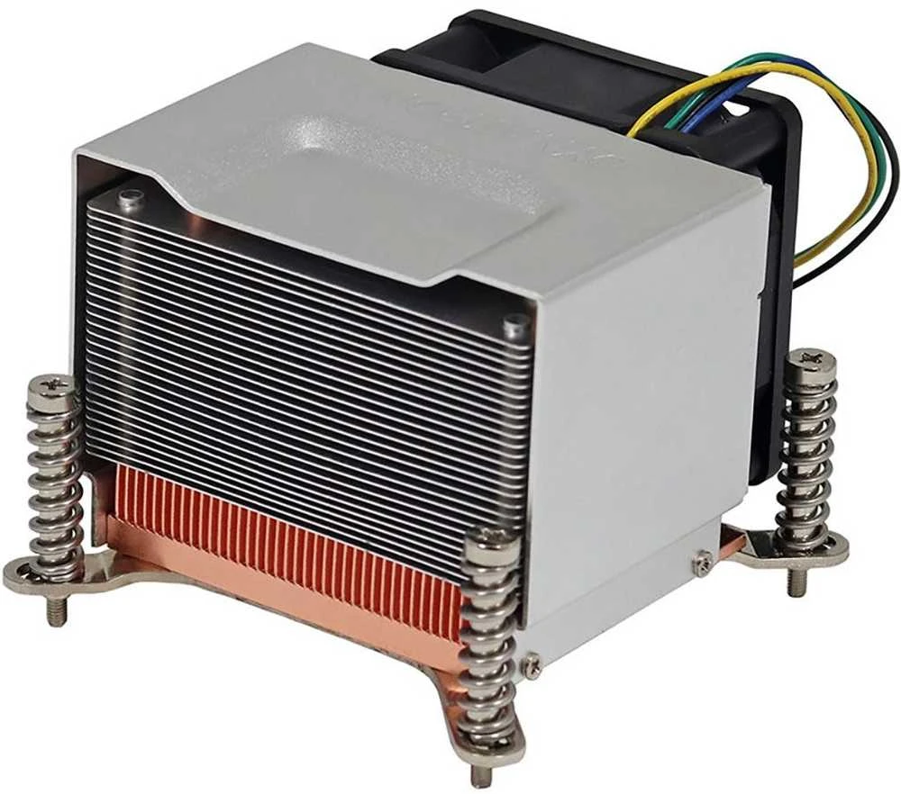 ITT Inter-Tech Q-5 Procesorius Radiatorius 6 cm Juoda, Sidabras 1 vnt