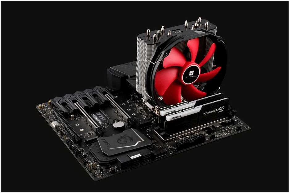THR Thermalright TA140 Kompiuterio aušinimo sistema Procesorius Orinis aušintuvas 14 cm Pilka, Raudona