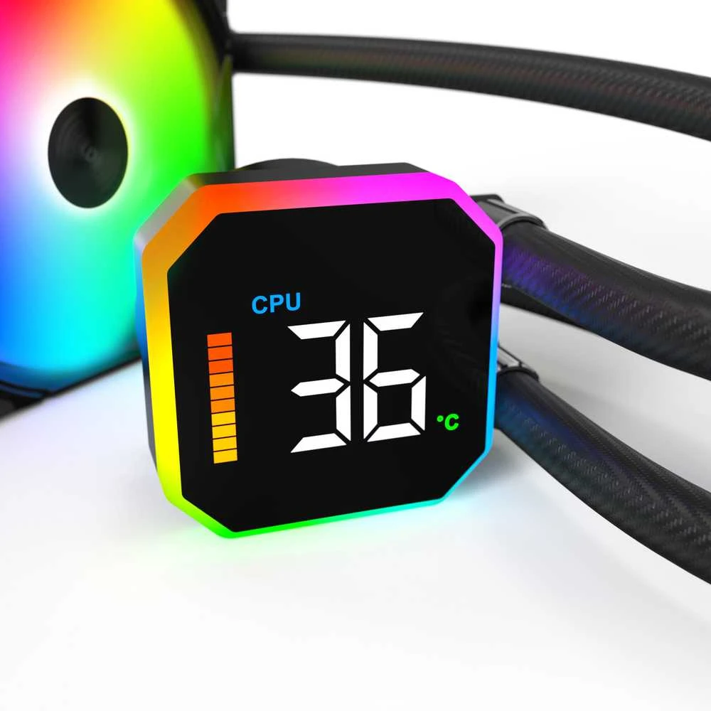 Montech HyperFlow Digital siurblys su temperatūros ekranu