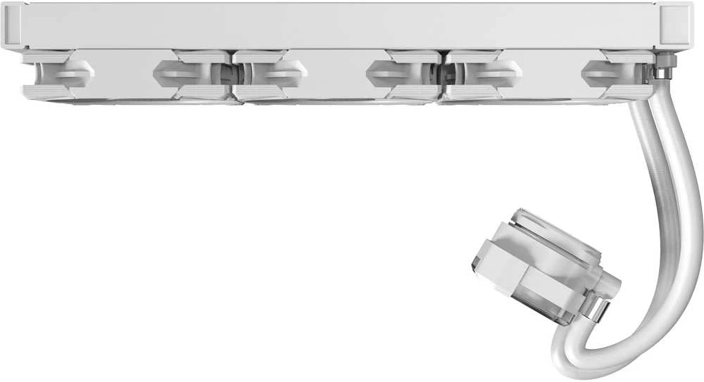 „Montech HyperFlow Silent All-in-One“ skysčio aušintuvas – 360 mm, baltos spalvos