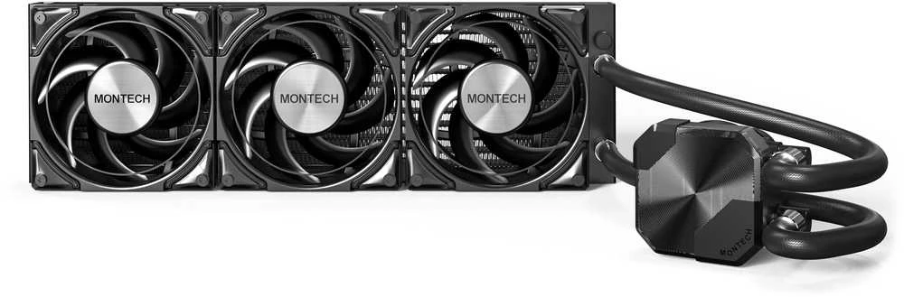 Vanduo Cooling Montech HyperFlow Silent AiO - 360mm, juodas