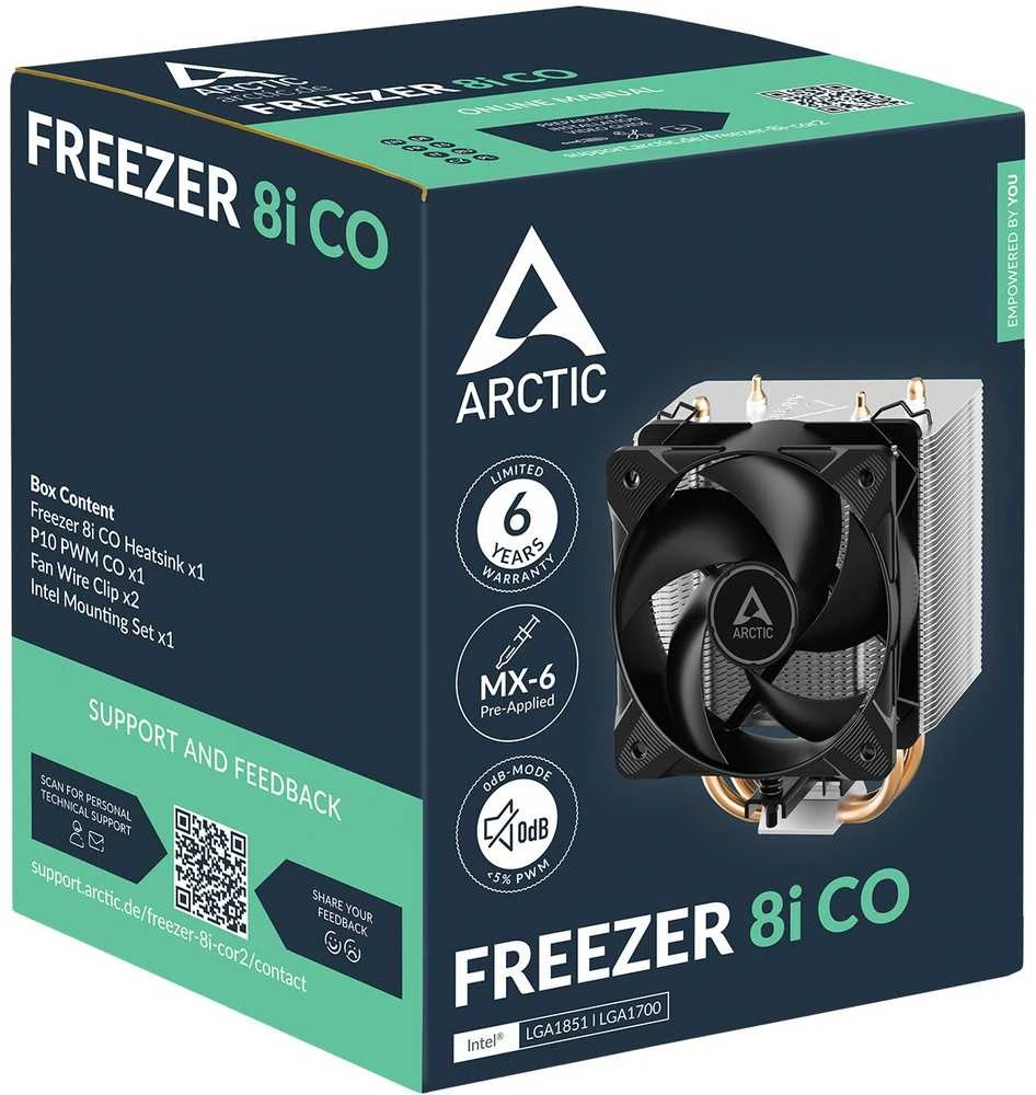 ARCTIC Šaldiklis 8i CO procesoriaus aušintuvas