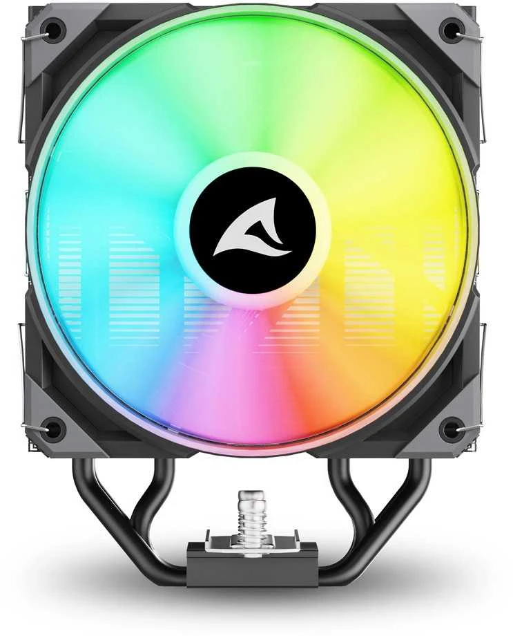 K Sharkoon A40 RGB juodas