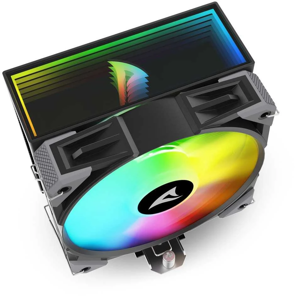 K Sharkoon A40 RGB juodas