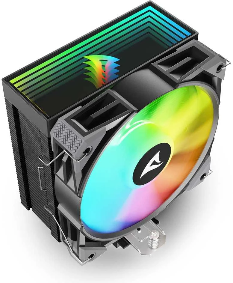 K Sharkoon A40 RGB juodas