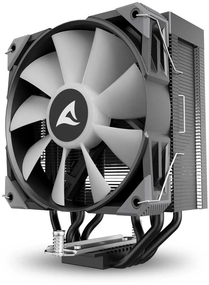 K Sharkoon A40 RGB juodas