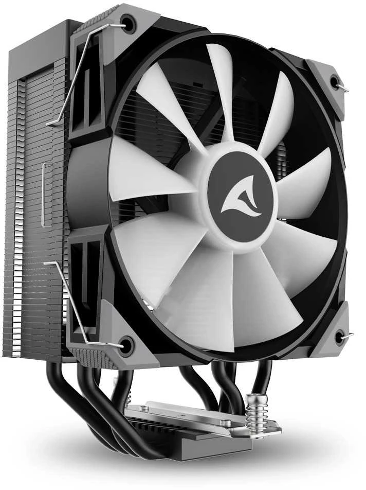 Sharkoon A40 RGB aušintuvas iš kampo