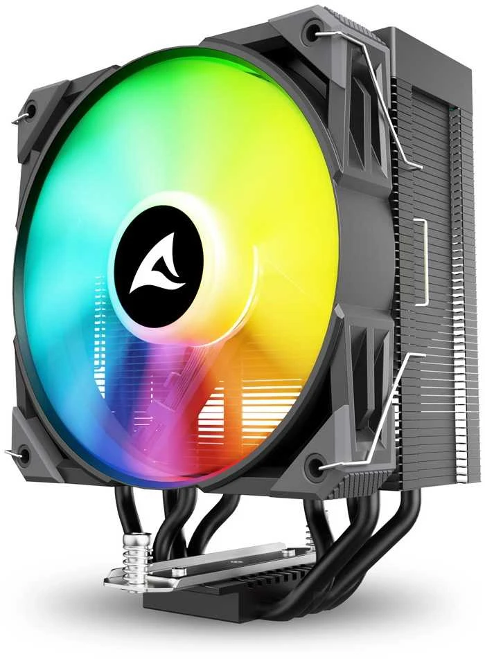K Sharkoon A40 RGB juodas