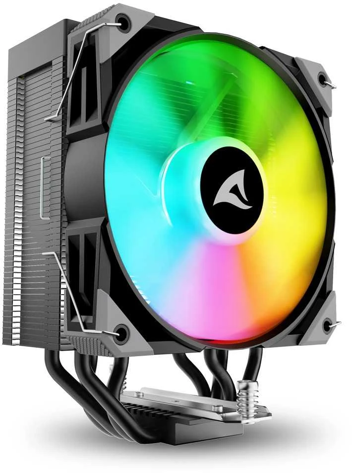 K Sharkoon A40 RGB juodas
