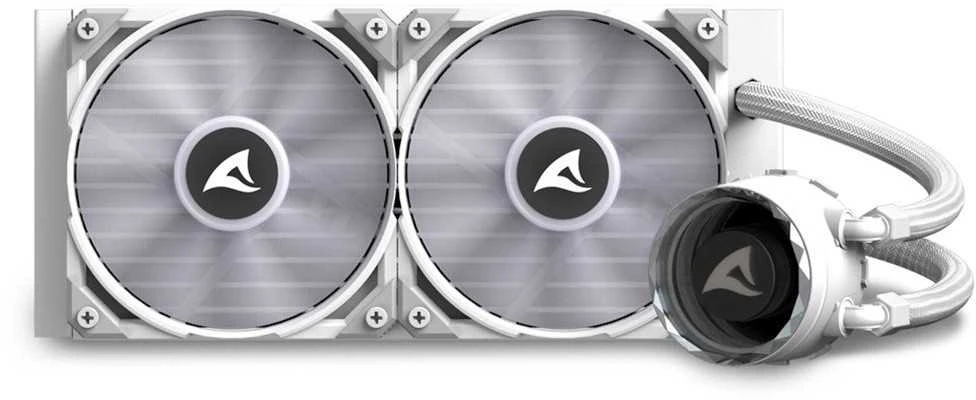 Sharkoon S80 RGB AIO 240 MM Baltas/VANDENS AUŠINIMO SISTEMA AIO