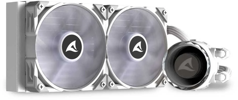 Sharkoon S80 RGB AIO 240 MM Baltas/VANDENS AUŠINIMO SISTEMA AIO