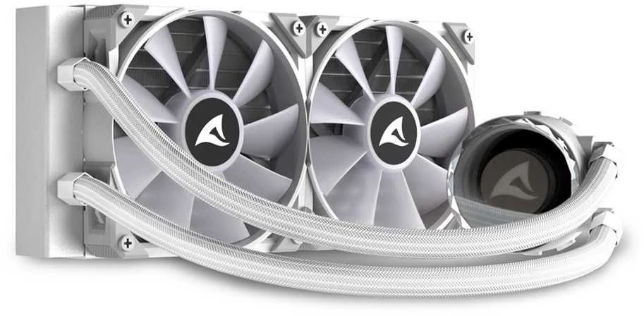 Sharkoon S80 RGB AIO 240 MM Baltas/VANDENS AUŠINIMO SISTEMA AIO