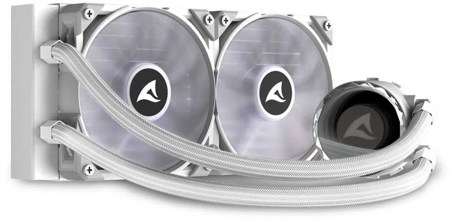 Sharkoon S80 RGB AIO 240 MM Baltas/VANDENS AUŠINIMO SISTEMA AIO