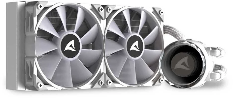 Sharkoon S80 RGB AIO 240 MM Baltas/VANDENS AUŠINIMO SISTEMA AIO