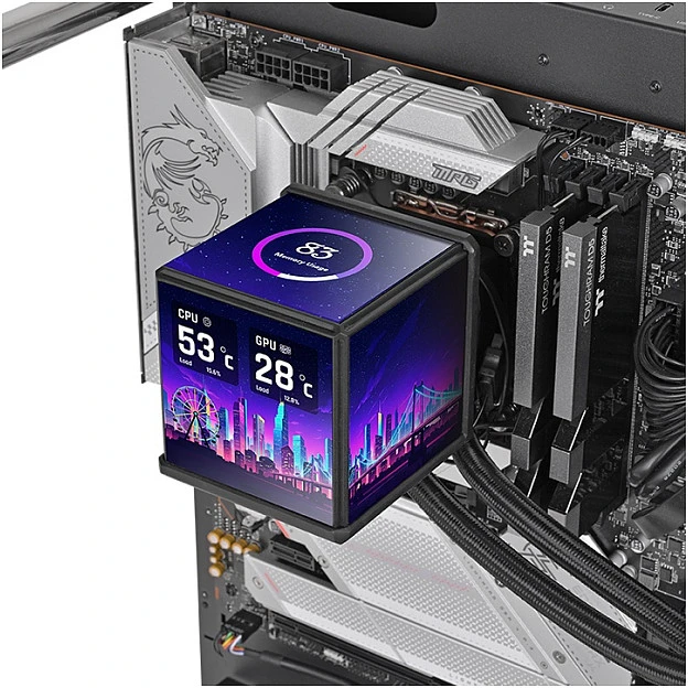Chłodzenie wodne Thermaltake MINECUBE 360 Ultra ARGB LCD (CL-W481-PL12SW-A)