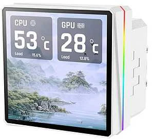 Thermaltake TH360 V3 Snow aušinimo bloko LCD ekranas