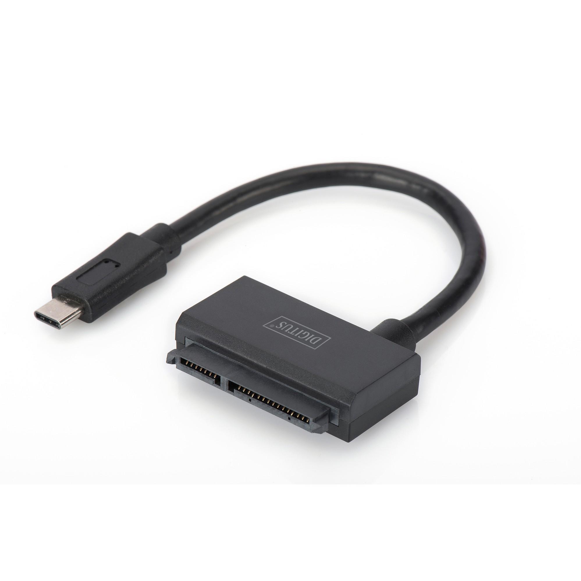 Assmann Electronic DIGITUS DA-70327 kabelio adapteris USB 3.1 Type C į SSD/HDD 2.5 SATAIII