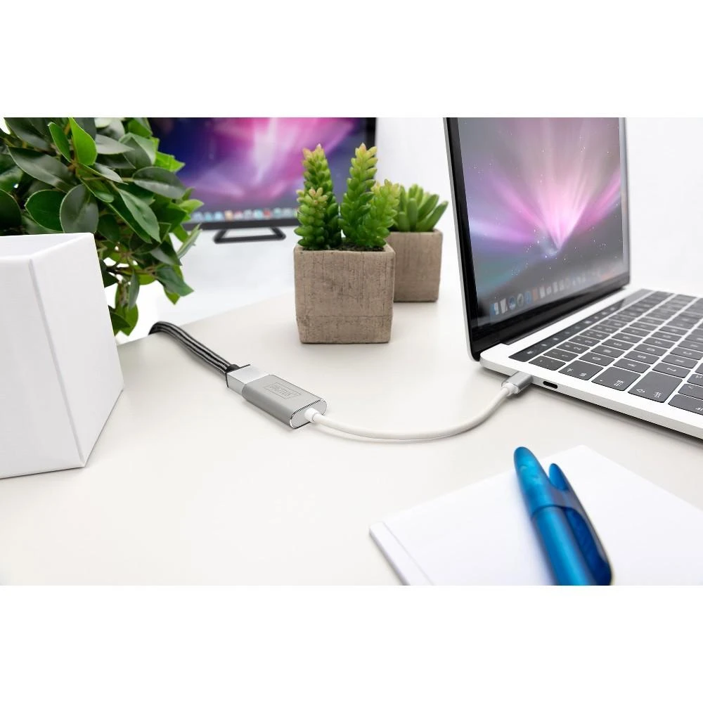 Assmann Electronic DIGITUS DA-70836 grafinis adapteris HDMI 4K 30Hz UHD prie USB 3.0 Type C su garso aliuminio