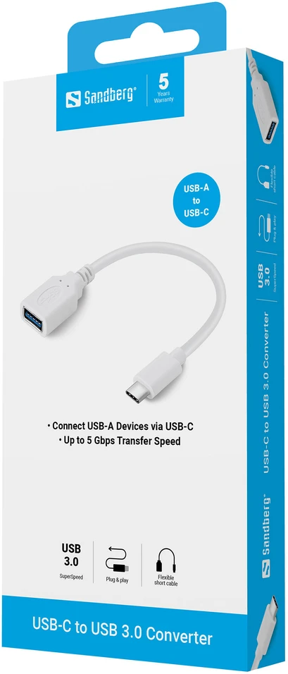 Sandberg USB-C į USB 3.0 keitiklis