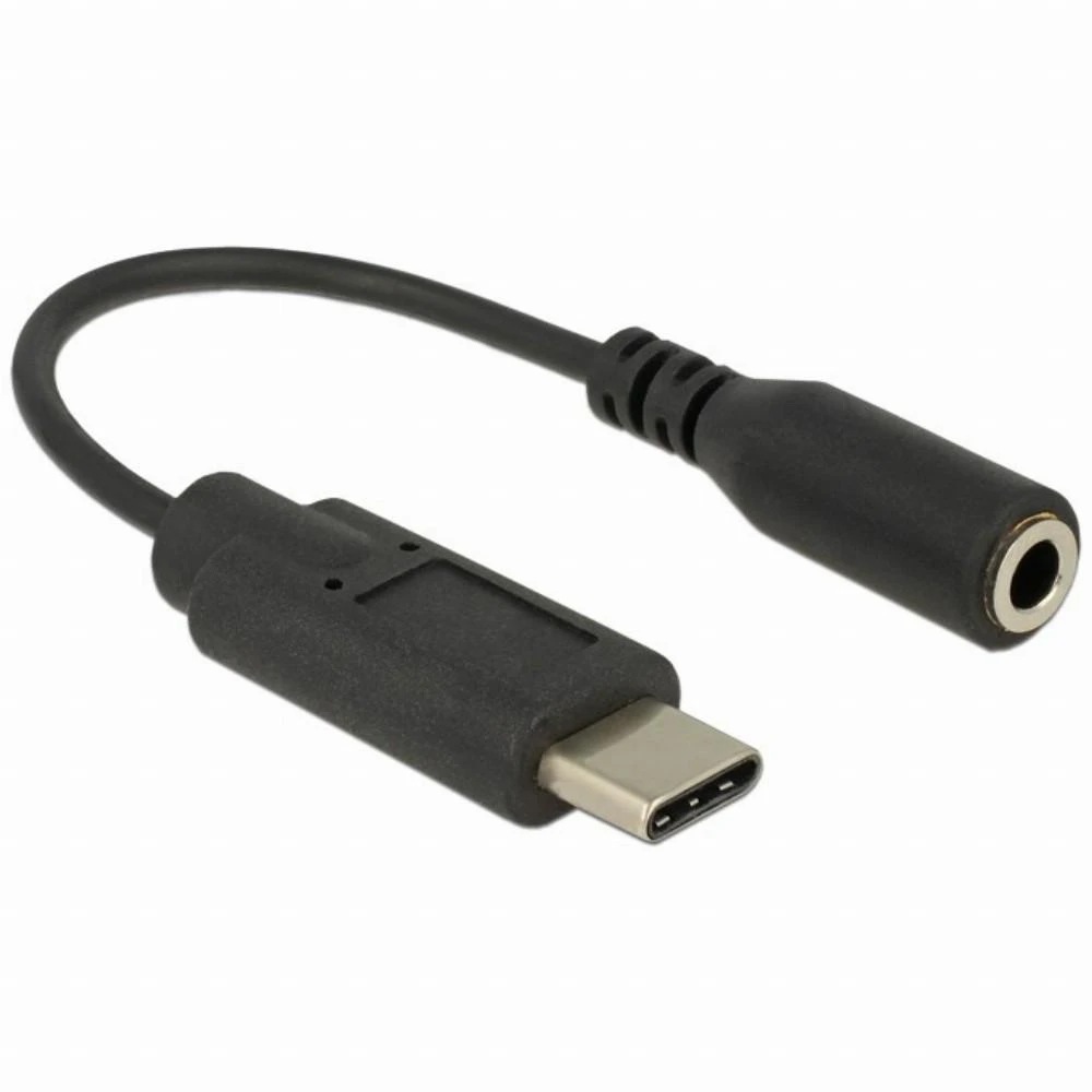 DELOCK garso adapteris USB Type-C vyriškas > Stereo lizdas, moteriškas 14 cm