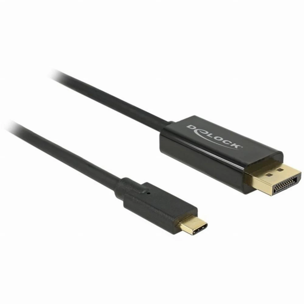 Delock USB-C į DisplayPort kabelis su paauksuotomis jungtimis