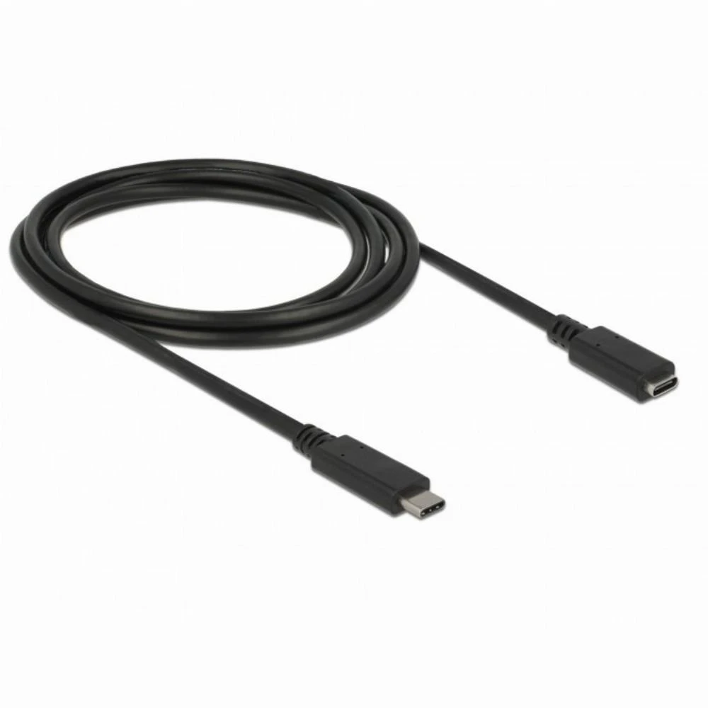 DELOCK ilginimo laidas SuperSpeed USB USB 3.1 Gen 1 USB Type-C male > moteriškas 3 A 2,0 m juodas