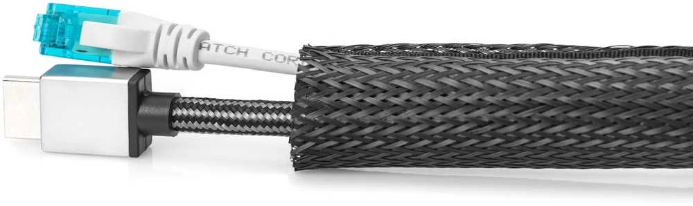 Assmann Electronic DIGITUS Cable Sock spalva juodas 2m