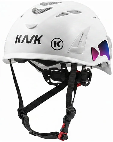 Kask Spa Kask Pramoninis šalmas „Superplasma Hi-Viz“ rūko baltumo