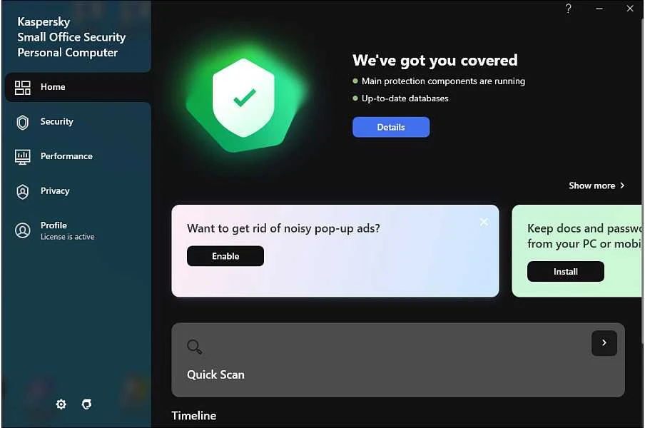 Kaspersky Small Office Security [6 Geräte - 2 Jahre] 6 Geräte + 6 Mobilgeräte + 1 Dateiserver - 2 Jahre