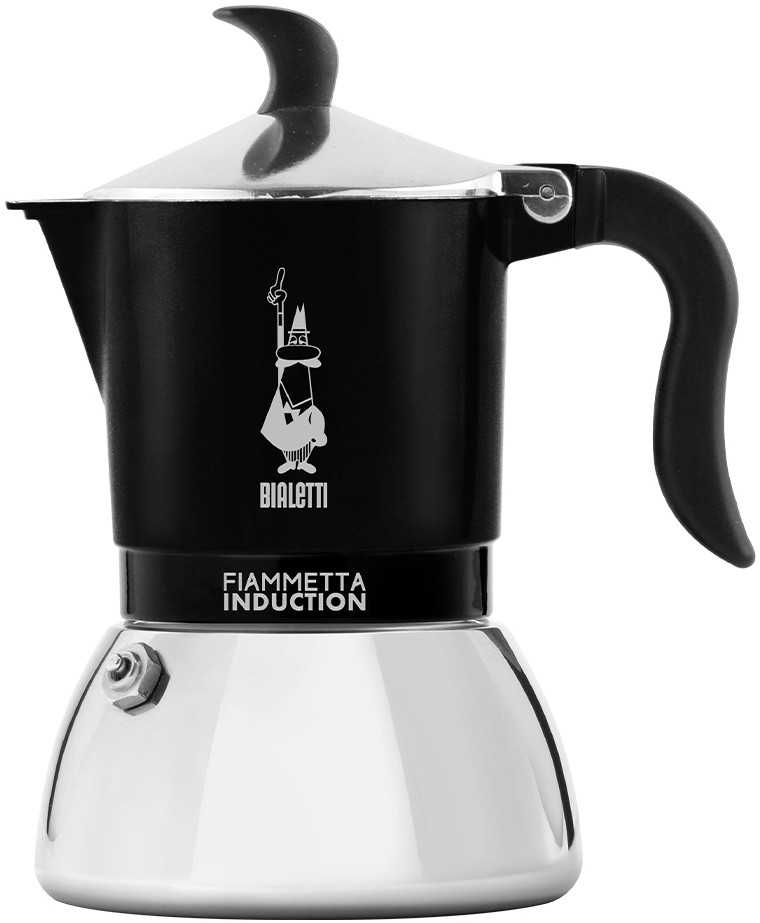 Kavavirė Bialetti Fiammetta Induction Kavavirė moka 0,1 l Juodas, Nerūdijantis plienas