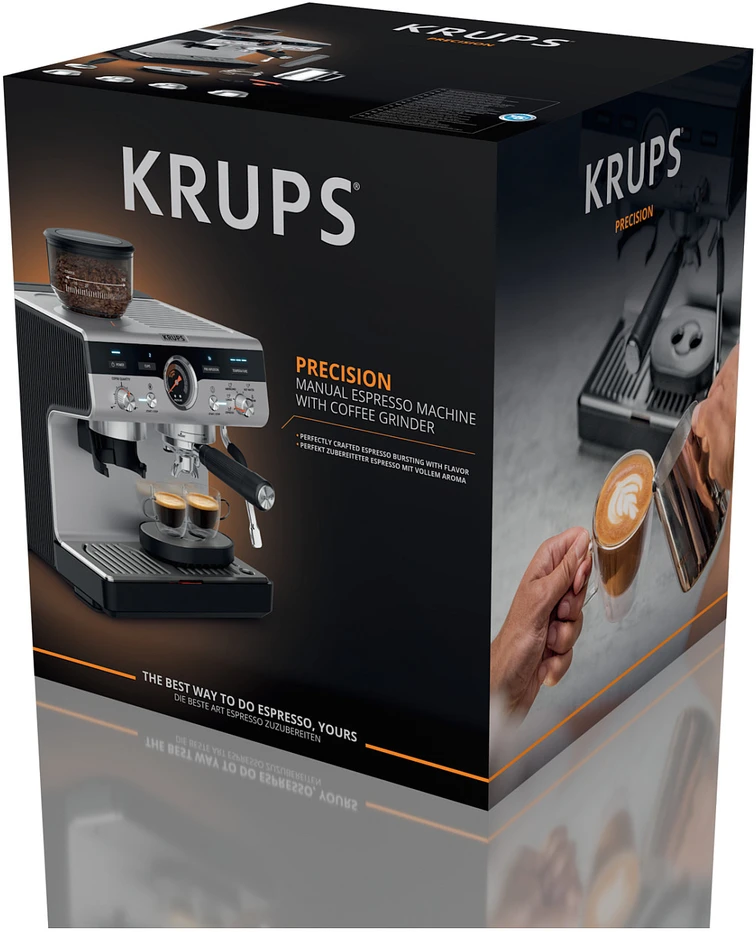 Krups Precision XP801T10 kavos aparatas Pusiau automatinis Espreso kavos aparatas 3 L