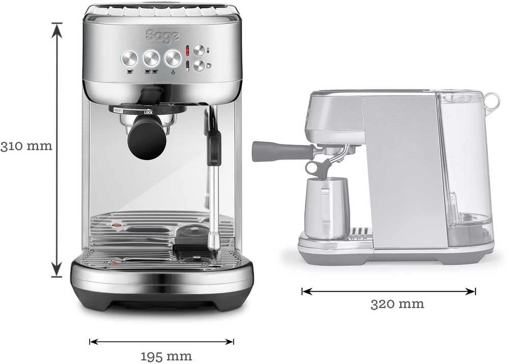 Kavamalė Sage The Bambino Plus Automatinis Espresso Kavos aparatas 1.9 L