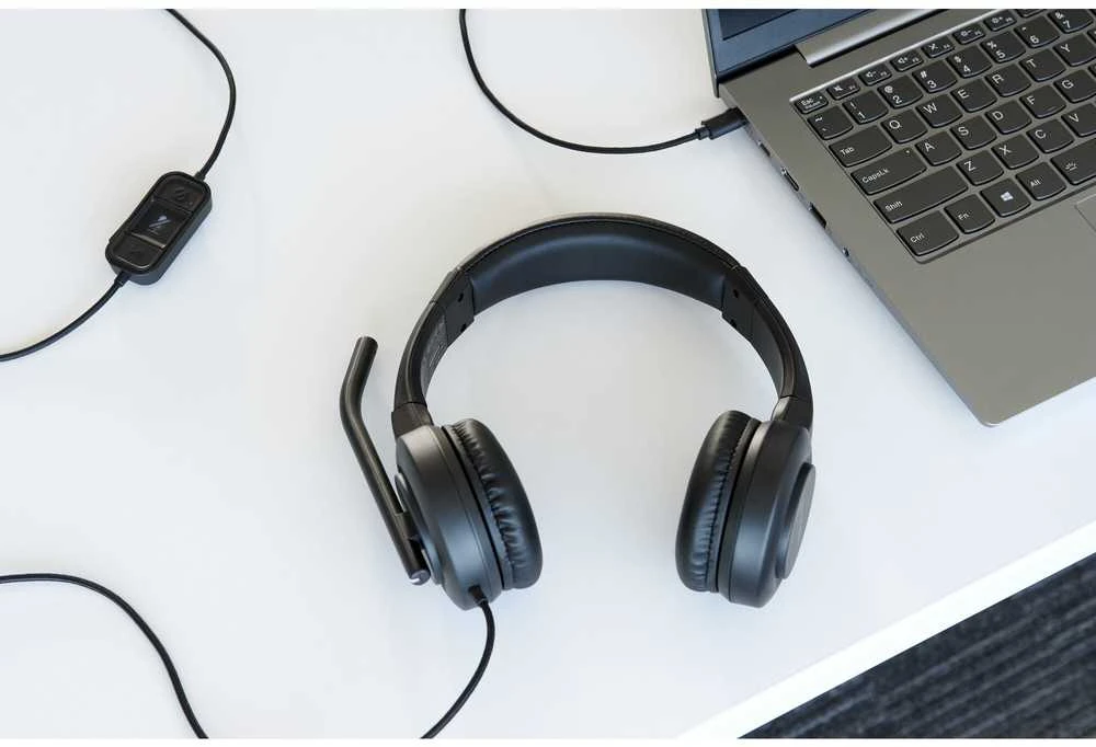 Kensington H1000 USB-C ant ausų dedamos ausinės