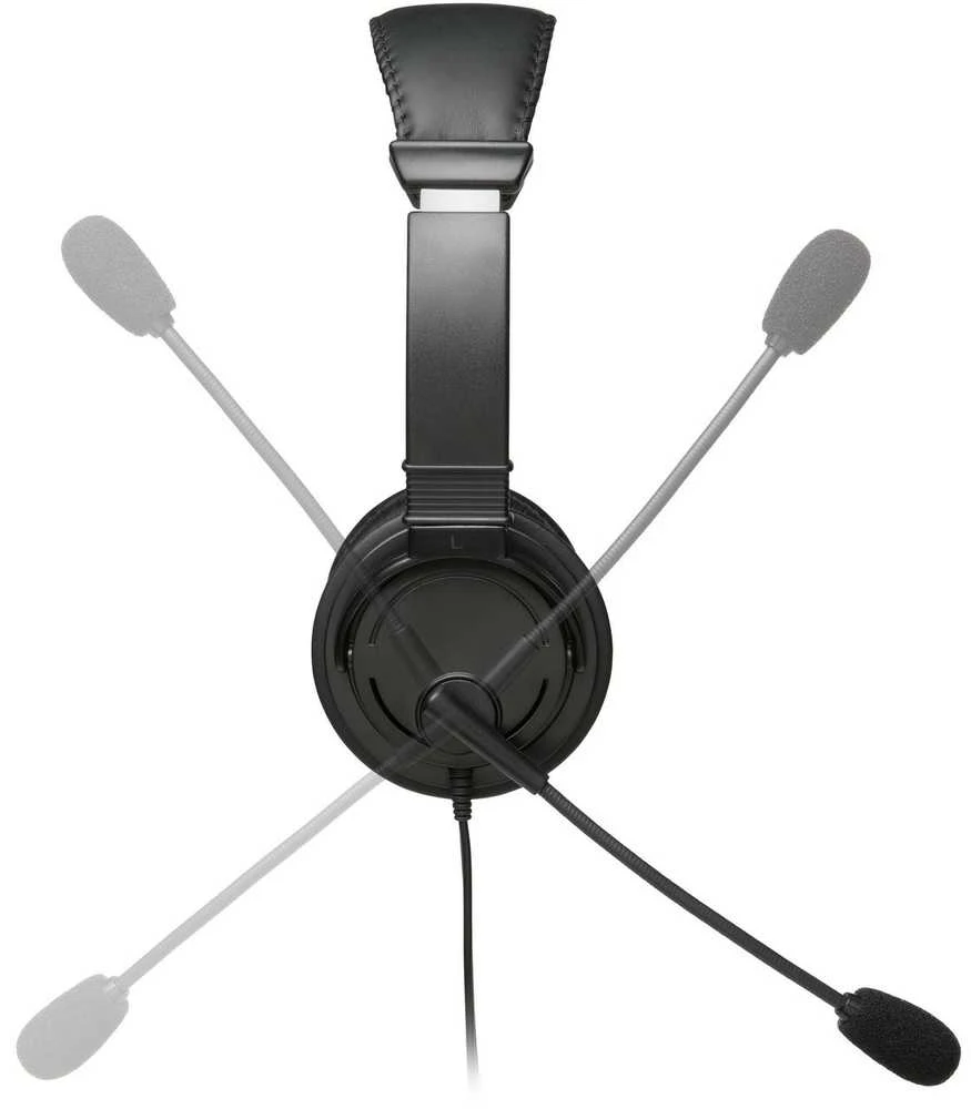 Kensington Classic Laidinės ausinės, USB-A, Juoda