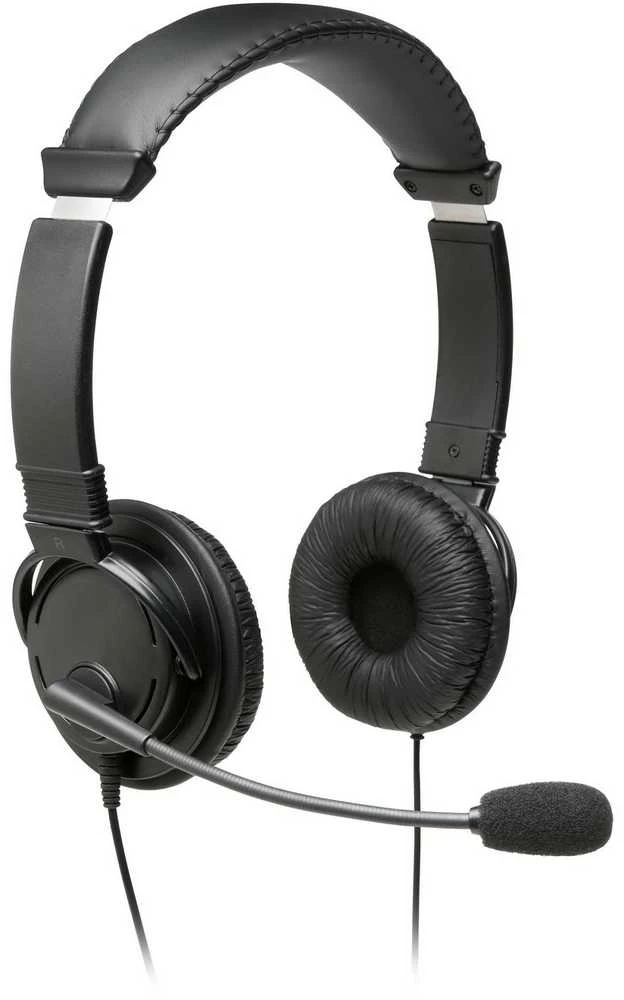 Kensington Classic Laidinės ausinės, USB-A, Juoda