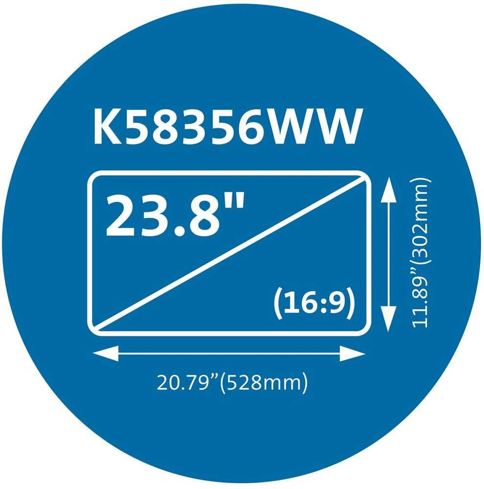 Leitz KENSINGTON MagPro Magnetic Privacy 23,8 colių monitoriai
