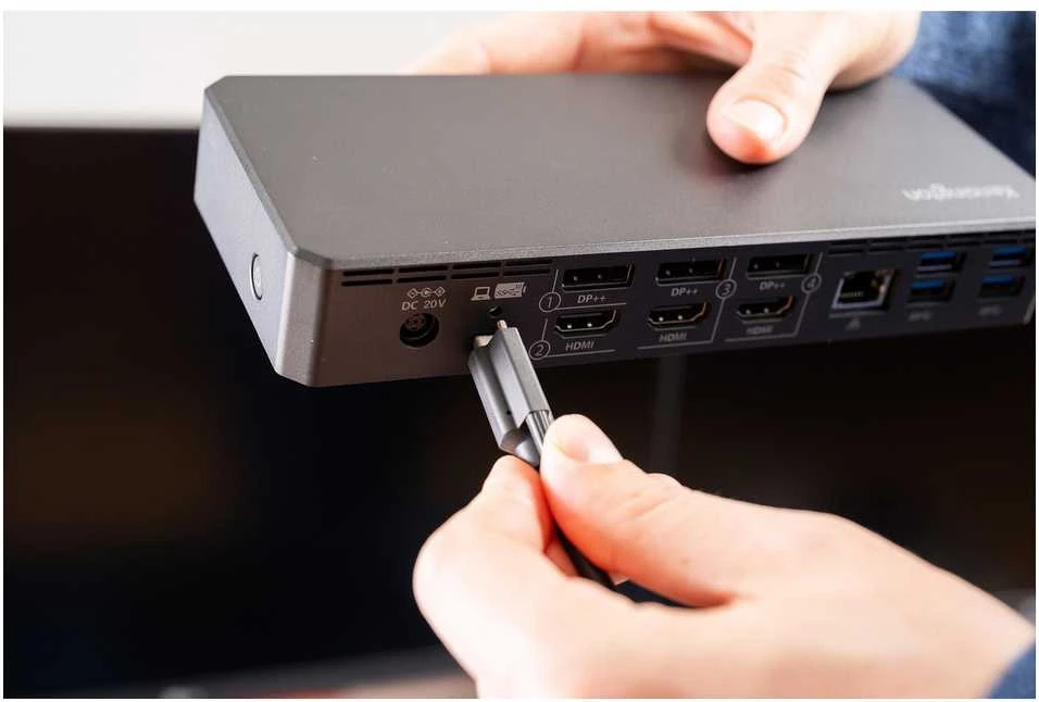 Leitz KENSINGTON SD4781p USB-C ir USB-A dviguba 4K prijungimo stotelė