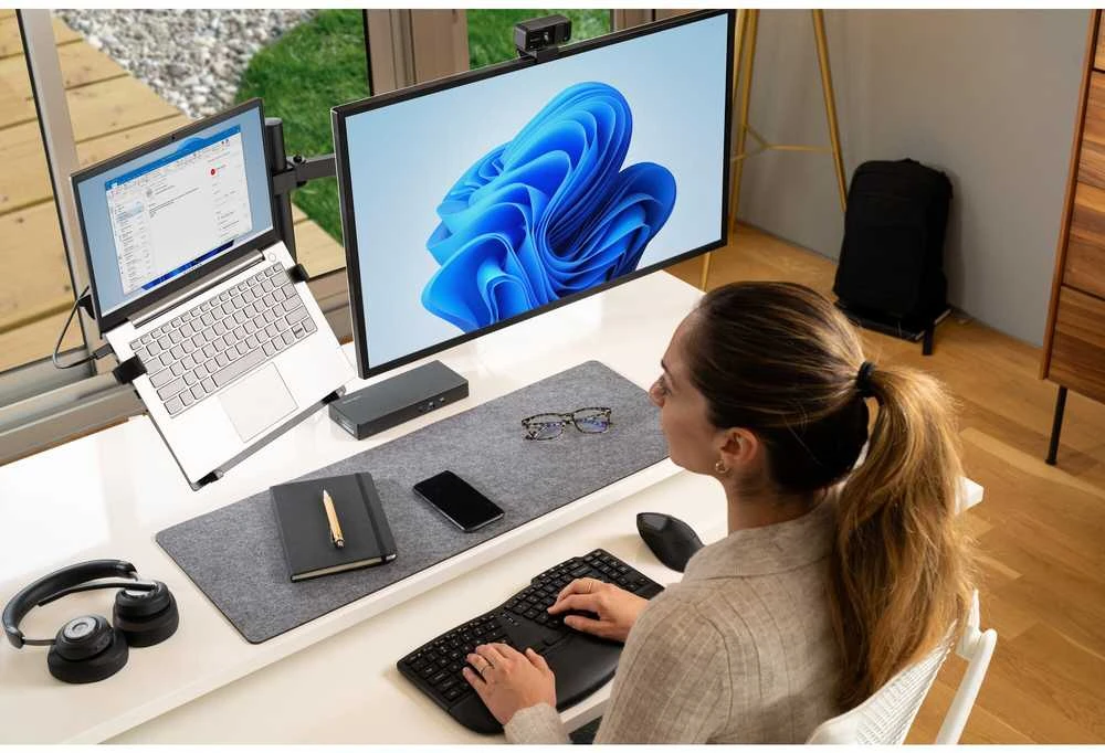 Leitz KENSINGTON SD4781p USB-C ir USB-A dviguba 4K prijungimo stotelė