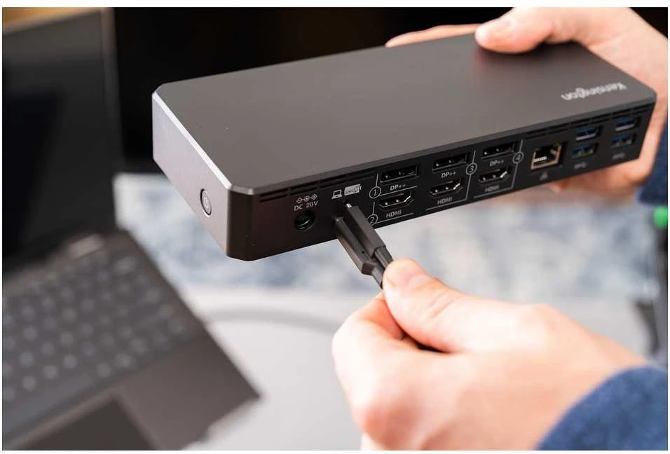Leitz KENSINGTON SD4781p USB-C ir USB-A dviguba 4K prijungimo stotelė