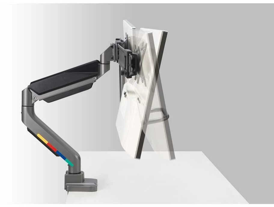Leitz KENSINGTON SmartFit dvigubo monitoriaus laikiklis su skersiniu ir rankena