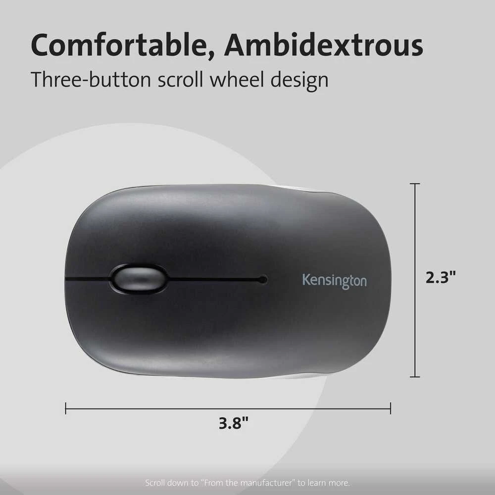 „Kensington ProFit“ vidutinio dydžio „Bluetooth“ pelė