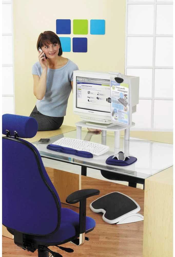 Leitz Kensington 62384 pelės kilimėlis Juoda