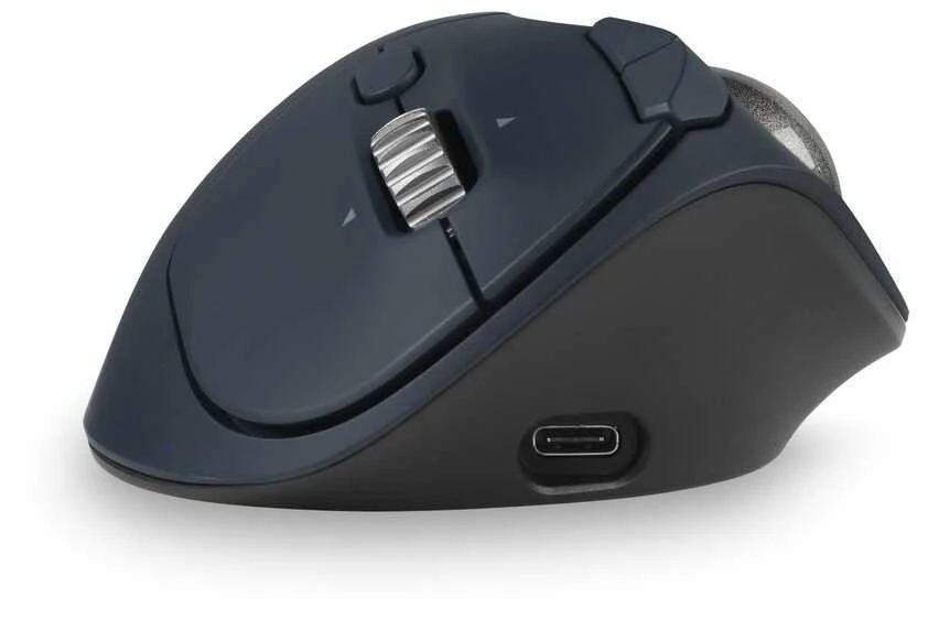 Kensington ProFit Ergo TB550 Trackball Belaidė pelė, RF belaidė + Bluetooth, 1600 DPI, Juodas/Pilkas