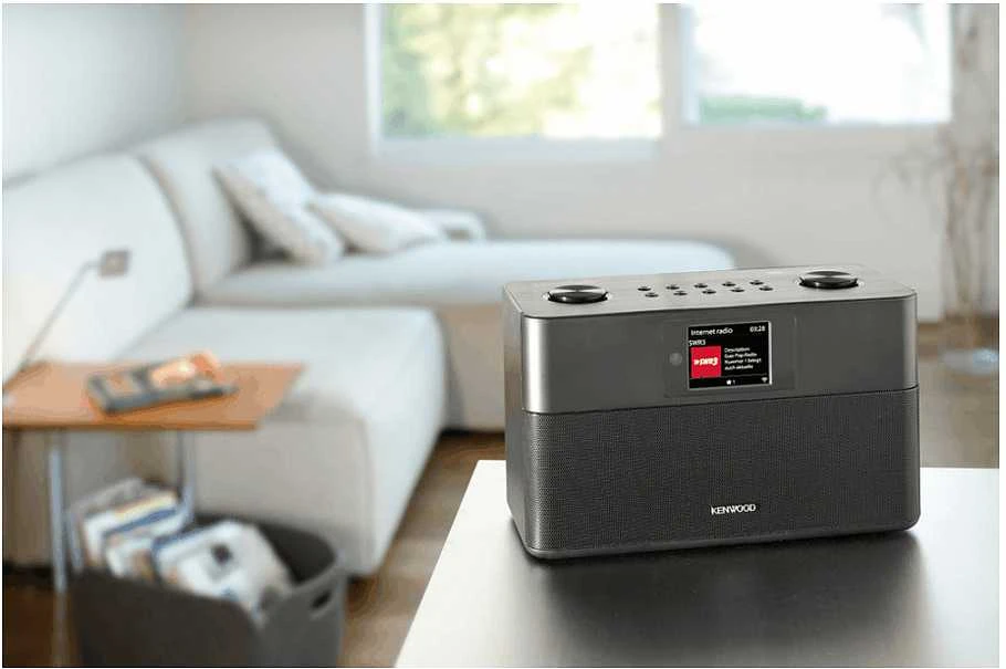 Kenwood Autoaudiovideo Kenwood CR-ST100S-B Išmanusis radijas su DAB+ Bluetooth USB, juodas