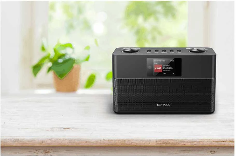 Kenwood Autoaudiovideo Kenwood CR-ST100S-B Išmanusis radijas su DAB+ Bluetooth USB, juodas