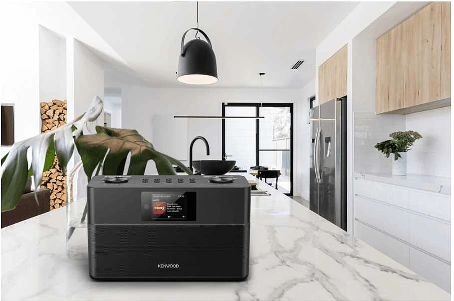 Kenwood Autoaudiovideo Kenwood CR-ST100S-B Išmanusis radijas su DAB+ Bluetooth USB, juodas